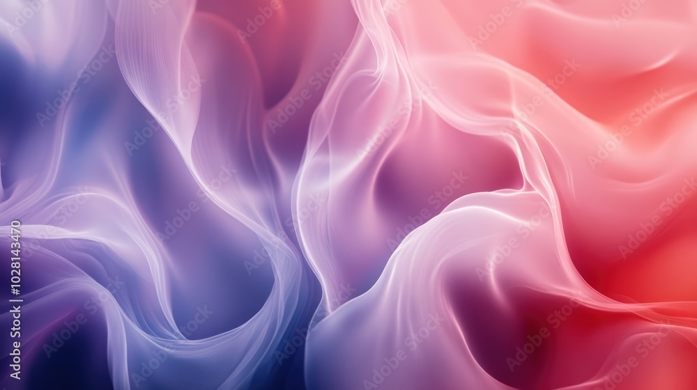 Obraz premium Soft abstract texture: A gentle, abstract design featuring soft lines and curves, 