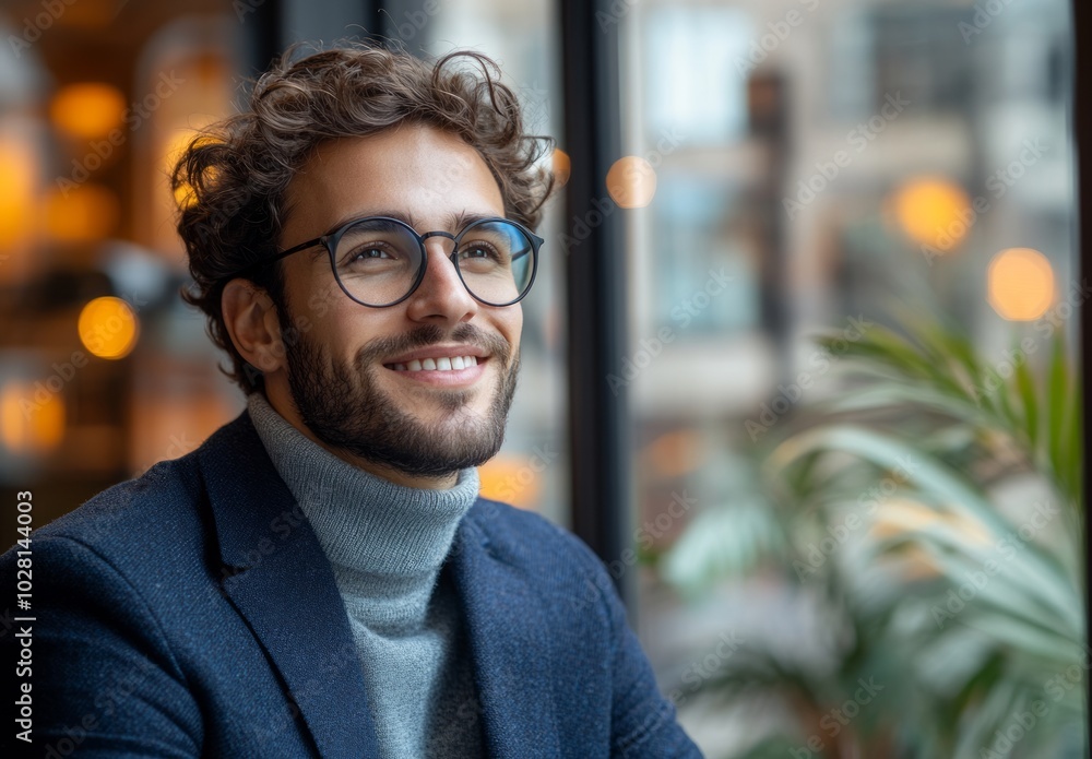 Fototapeta premium Professional man with glasses