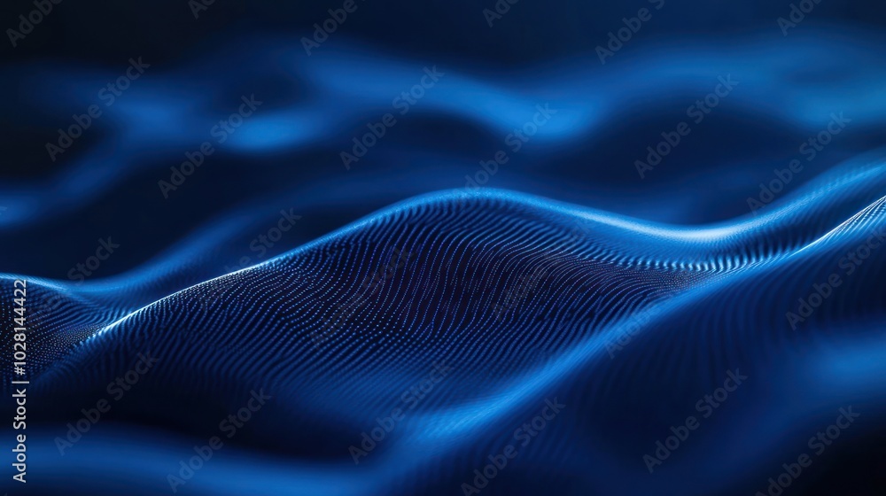 Abstract Blue Waves Abstract Blue Waves