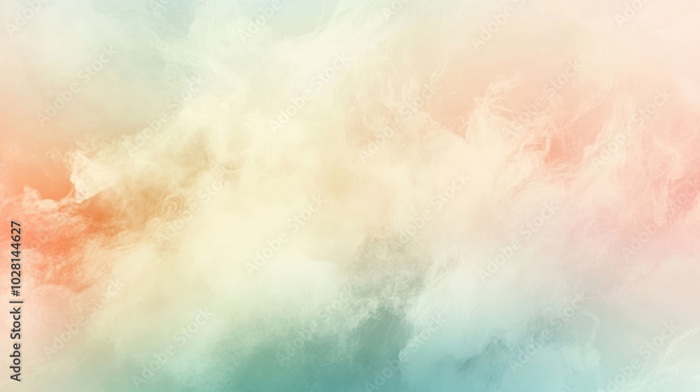 Fototapeta premium Soft pastel background: A background in muted pastel tones, creating a soft, dreamy aesthetic, ideal for minimalist or calming designs.