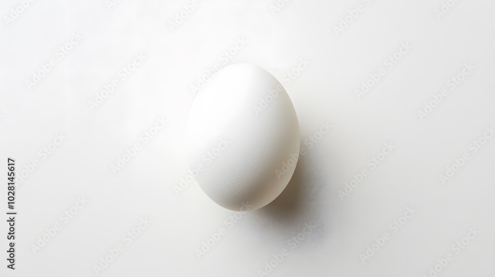 White egg - isolated on white background. White egg - isolated on white background.