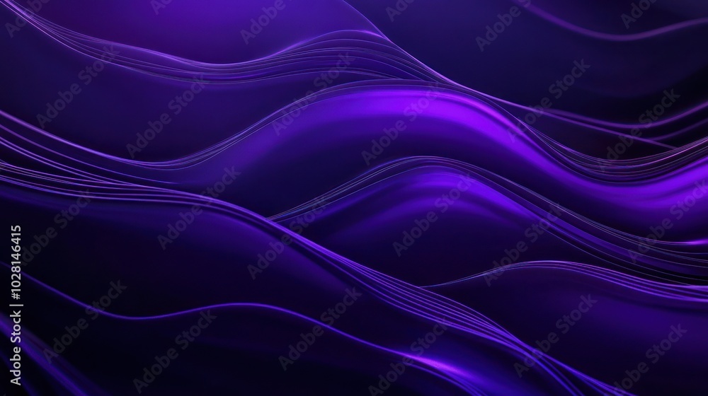 Fototapeta premium Abstract Purple Waves