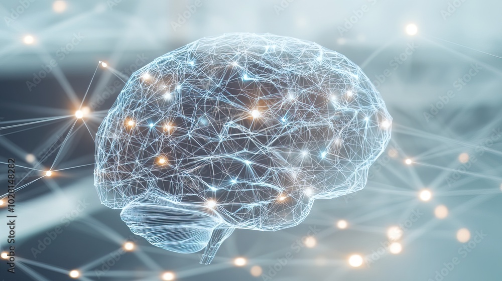 Close-up of human brain with intricate neural pathways, symbolizing cognitive biases and complex thought processes, ideal for educational or scientific presentations. Close-up of human brain with intricate neural pathways, symbolizing cognitive biases and complex thought processes, ideal for educational or scientific presentations.