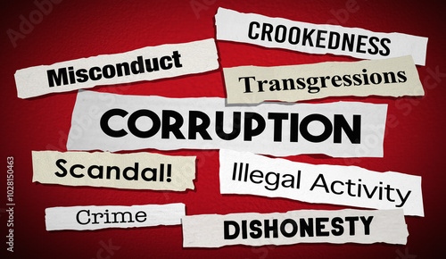 Foto Corruption Scandal News Stories Headlines Misconduct Illegal Activity Behavior 3