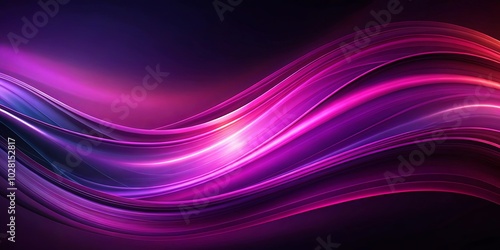 Abstract Flowing Lines of Vivid Hues, Creating a Dynamic and Ethereal Visual Experience