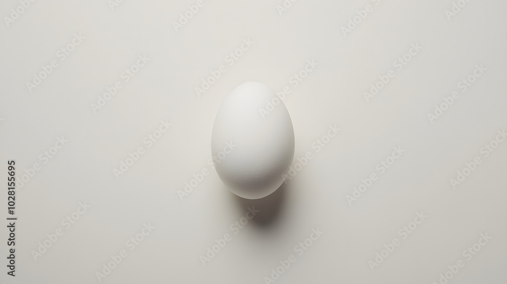 White egg - isolated on white background. White egg - isolated on white background.