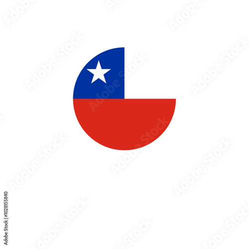 Chile flag location icon