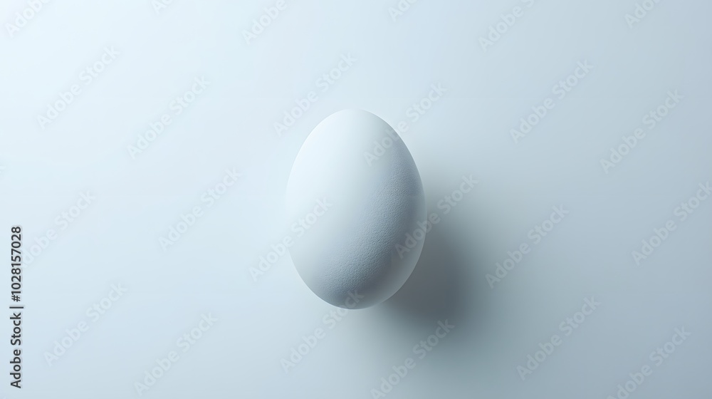 White egg - isolated on white background. White egg - isolated on white background.