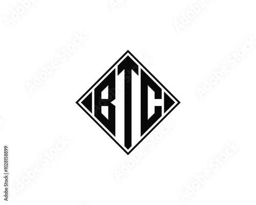 Free Download BTC logo design vector template. BTC - GFXLoad