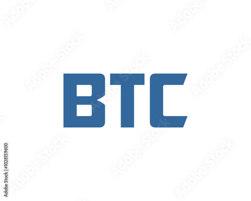 Free Download BTC logo design vector template. BTC - GFXLoad