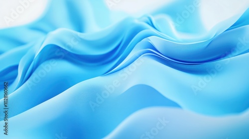 Wallpaper Mural Abstract Blue Fabric Waves Torontodigital.ca