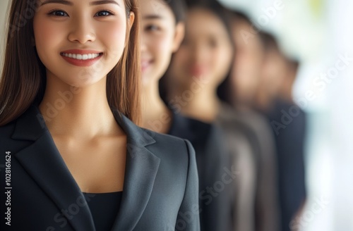 Professionals attending a formal conference.