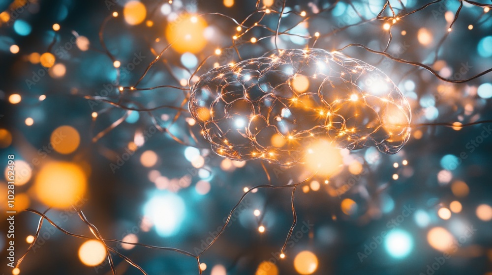 Close-up of human brain with intricate neural pathways, symbolizing cognitive biases and complex thought processes, ideal for educational or scientific presentations. Close-up of human brain with intricate neural pathways, symbolizing cognitive biases and complex thought processes, ideal for educational or scientific presentations.
