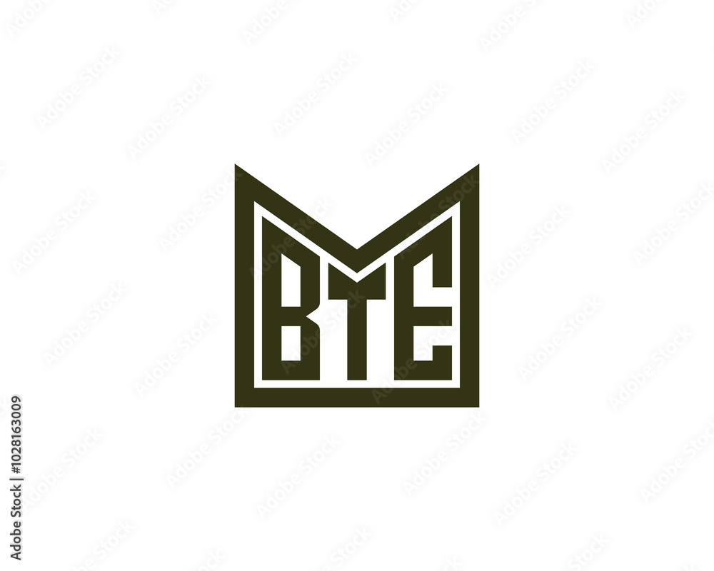 BTE logo design vector template. BTE BTE logo design vector template. BTE