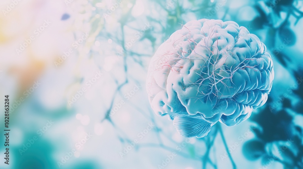 Close-up of human brain with intricate neural pathways, symbolizing cognitive biases and complex thought processes, ideal for educational or scientific presentations. Close-up of human brain with intricate neural pathways, symbolizing cognitive biases and complex thought processes, ideal for educational or scientific presentations.