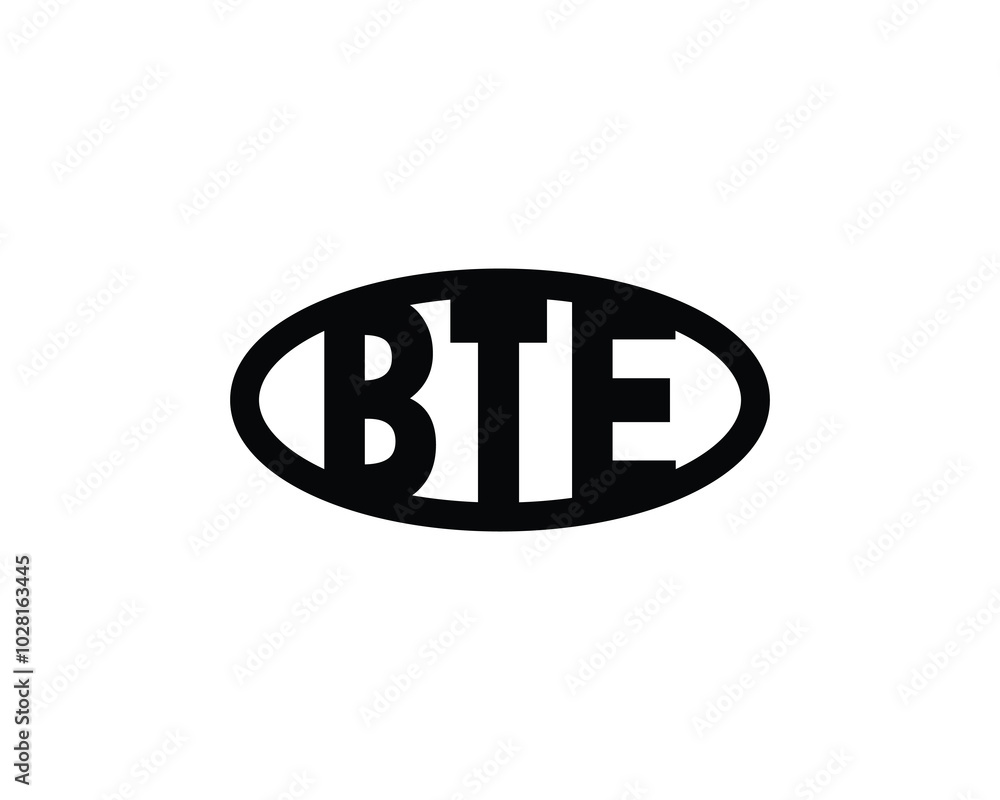 BTE logo design vector template. BTE BTE logo design vector template. BTE
