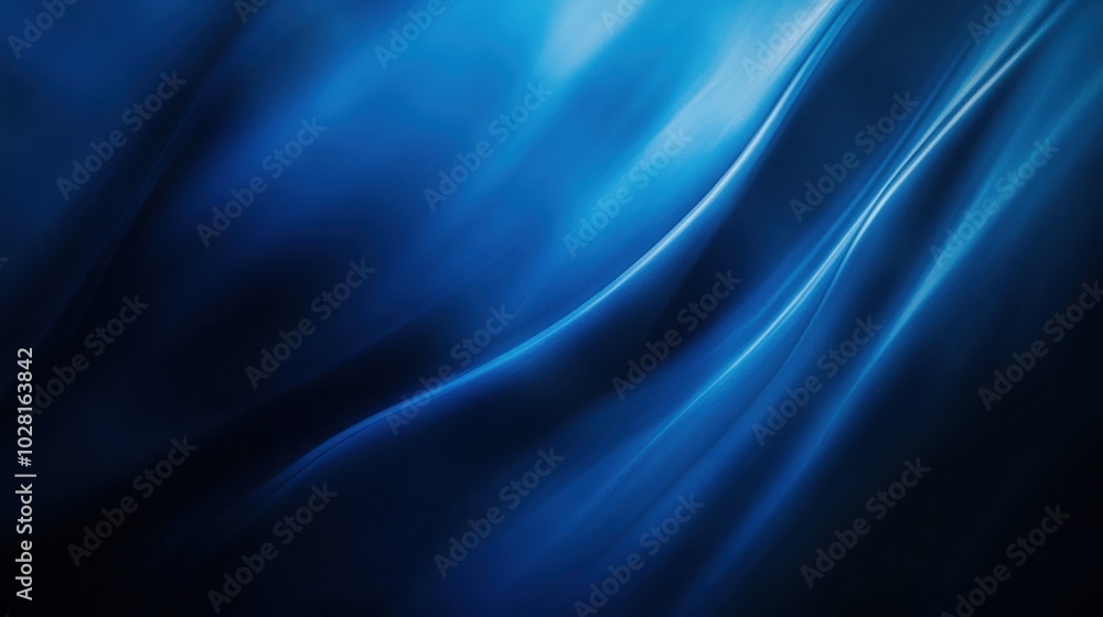 Abstract Blue Curves Abstract Blue Curves
