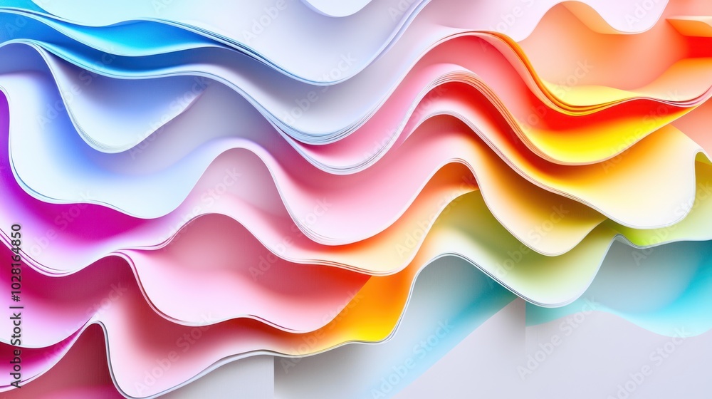 Abstract Colorful Waves Abstract Colorful Waves
