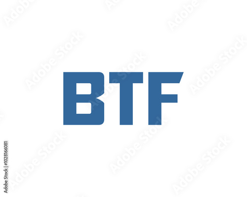 Free Download BTF logo design vector template. BTF - GFXLoad