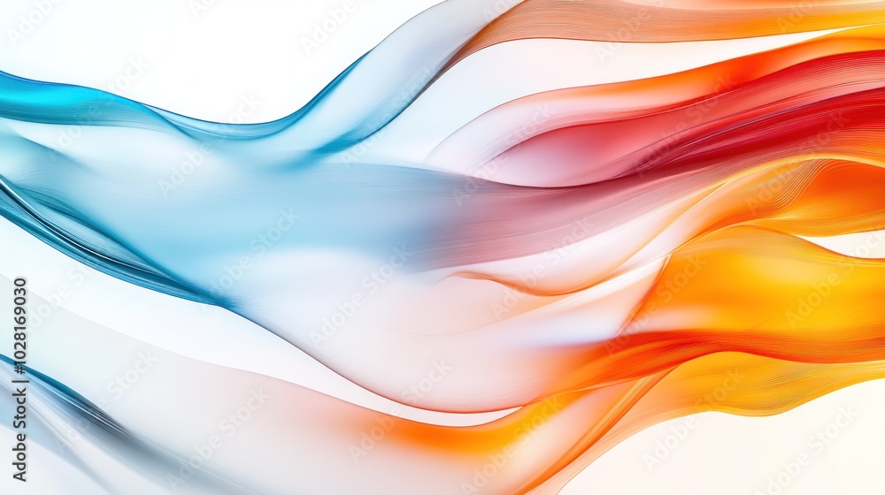 Obraz premium Abstract Swirling Colors