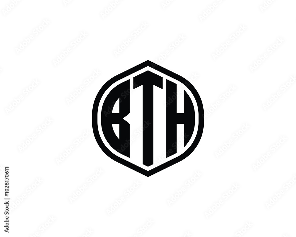 BTH logo design vector template. BTH BTH logo design vector template. BTH