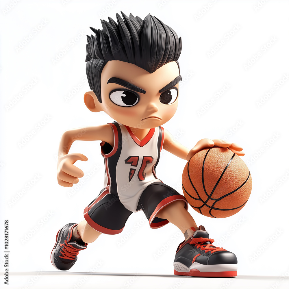 a 3D illustrate Asian cartoon character in various sports activities isolated real sport equipment on a white background for sport poster advertisements
a 3D illustrate Asian cartoon character in various sports activities isolated real sport equipment on a white background for sport poster advertisements