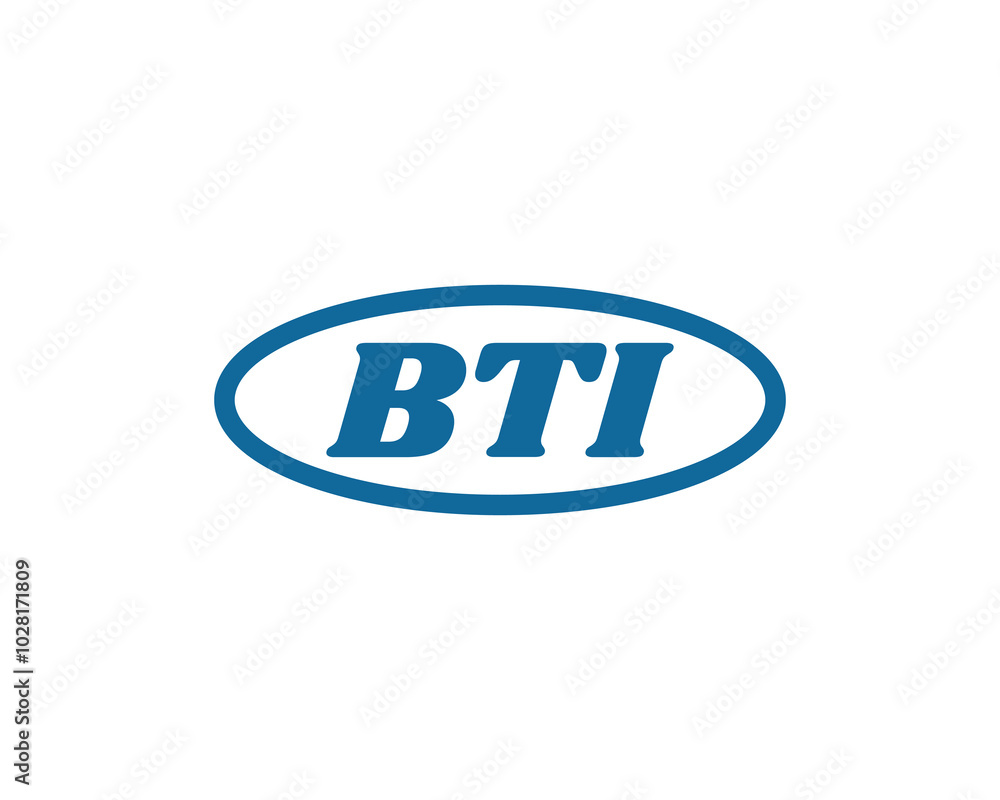 BTI logo design vector template. BTI BTI logo design vector template. BTI