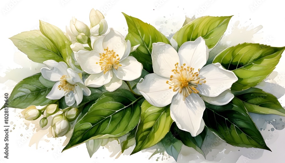 Fototapeta premium bouquet of lilies of the valley