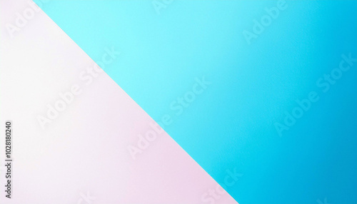 Serene pastel pink and cyan diagonal split. A minimalist background perfect for design projects, presentations, or adding a touch of calm to your visuals.