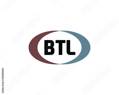 BTL logo design vector template. BTL