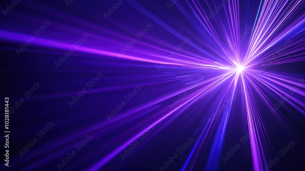 Fototapeta premium Purple Light Burst