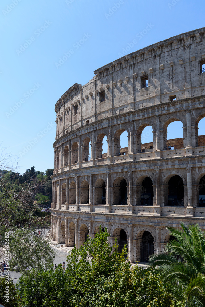 Obraz premium Colosseum at dusk, Rome, Italy