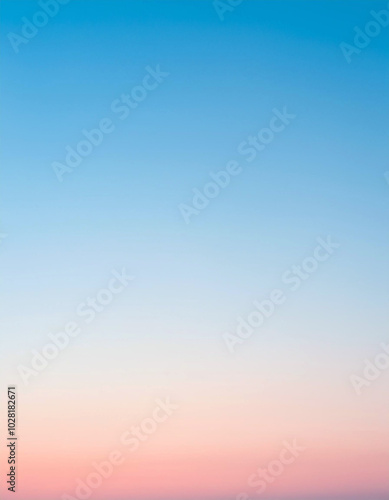 Serene pastel sky: A tranquil blend of blue, pink, and white hues create a peaceful, dreamy atmosphere. Perfect for meditation or relaxation.