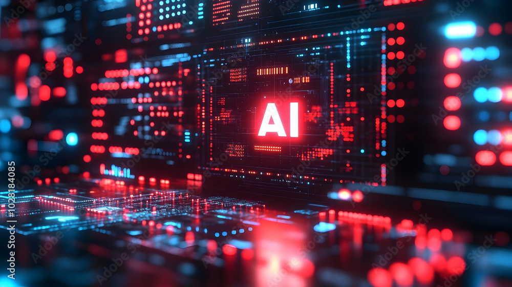 AI Technology Concept. AI Technology Concept.