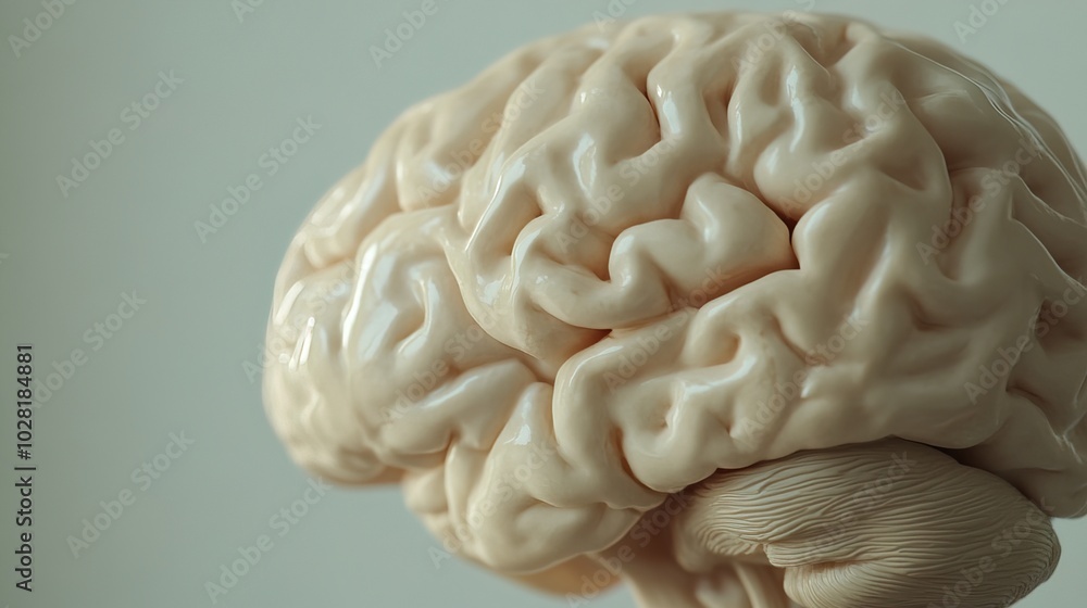 Close-up of human brain with intricate neural pathways, symbolizing cognitive biases and complex thought processes, ideal for educational or scientific presentations. Close-up of human brain with intricate neural pathways, symbolizing cognitive biases and complex thought processes, ideal for educational or scientific presentations.