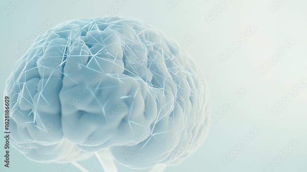 Close-up of human brain with intricate neural pathways, symbolizing cognitive biases and complex thought processes, ideal for educational or scientific presentations. Close-up of human brain with intricate neural pathways, symbolizing cognitive biases and complex thought processes, ideal for educational or scientific presentations.