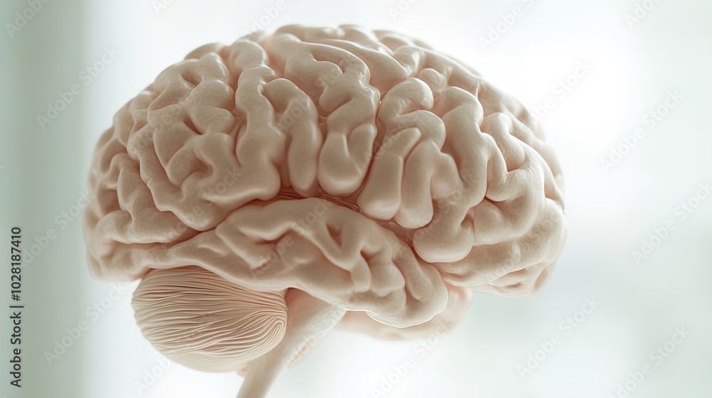 Close-up of human brain with intricate neural pathways, symbolizing cognitive biases and complex thought processes, ideal for educational or scientific presentations. Close-up of human brain with intricate neural pathways, symbolizing cognitive biases and complex thought processes, ideal for educational or scientific presentations.