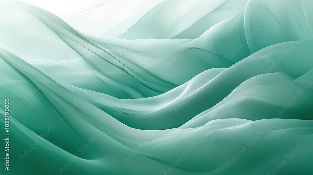 Obraz premium Abstract Green Fabric Texture