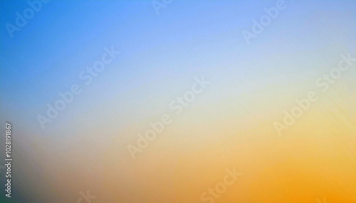 Serene Sky: A breathtaking gradient of blue transitioning to a warm, golden orange hue. Peaceful and calming.