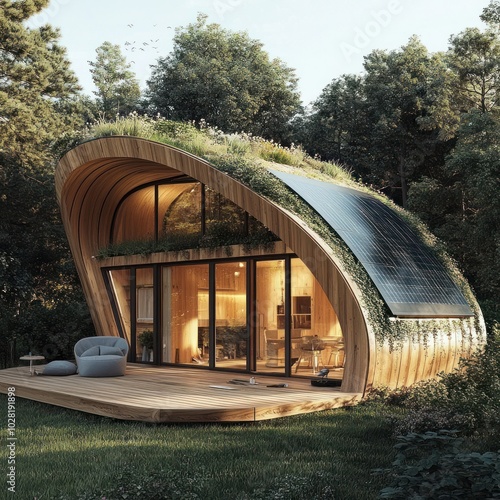 Eco-friendly passive house design