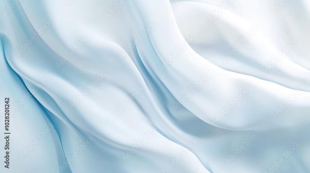 Naklejka premium Abstract Light Blue Fabric