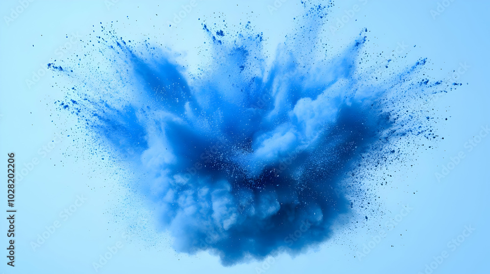 Blue Powder Explosion. Blue Powder Explosion.