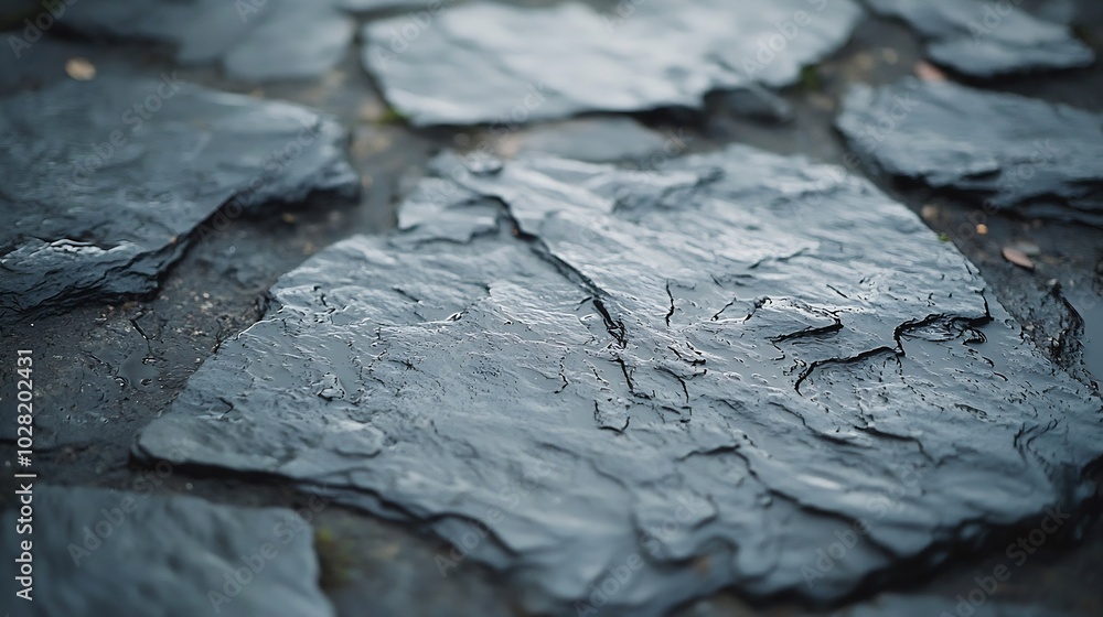 Obraz premium Grey stone background : Generative AI