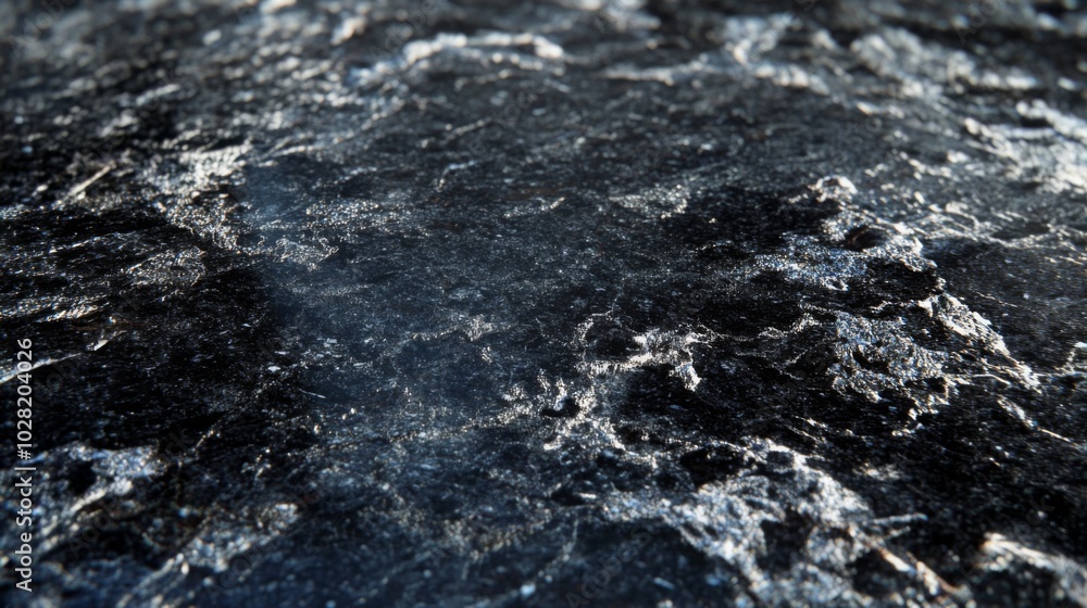 Fototapeta premium Close-up of Black and White Textured Surface