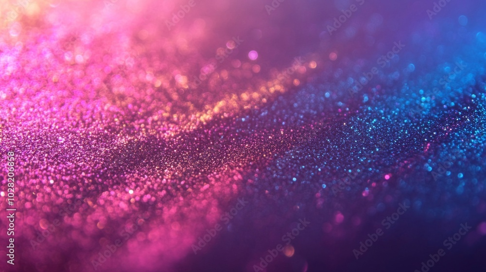 Abstract Pink and Blue Glitter with Bokeh Abstract Pink and Blue Glitter with Bokeh