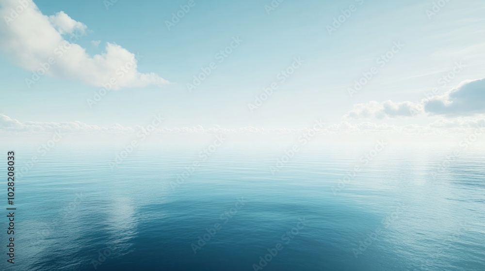 Obraz premium Calm Sea, Blue Sky