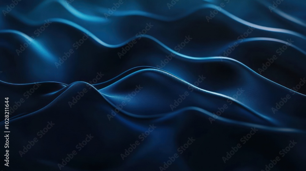 Obraz premium Abstract Blue Waves