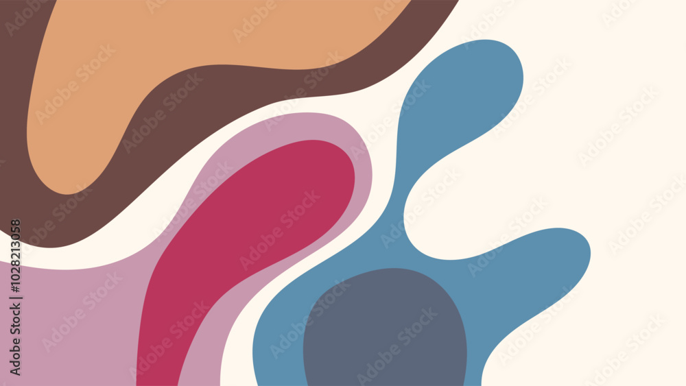 ABSTRACT BACKGROUND COLORFUL WITH HAND DRAWN SHAPES FLAT DESIGN VECTOR TEMPLATE FOR WALLPAPER, COVER DESIGN, HOMEPAGE DESIGN ABSTRACT BACKGROUND COLORFUL WITH HAND DRAWN SHAPES FLAT DESIGN VECTOR TEMPLATE FOR WALLPAPER, COVER DESIGN, HOMEPAGE DESIGN