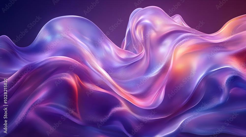 Abstract Purple and Pink Wavy Background. Abstract Purple and Pink Wavy Background.