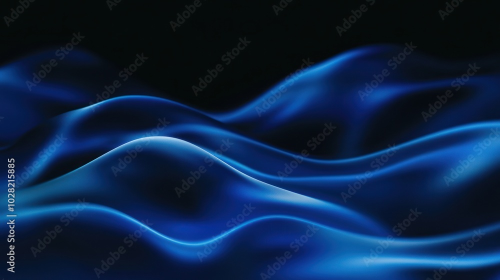 Abstract Blue Waves Abstract Blue Waves